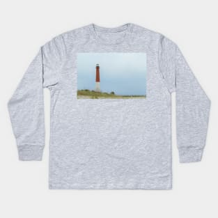 Barnegat Lighthouse New Jersey Kids Long Sleeve T-Shirt